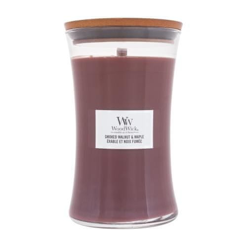 Woodwick Smoked Walnut & Maple dišeča svečka