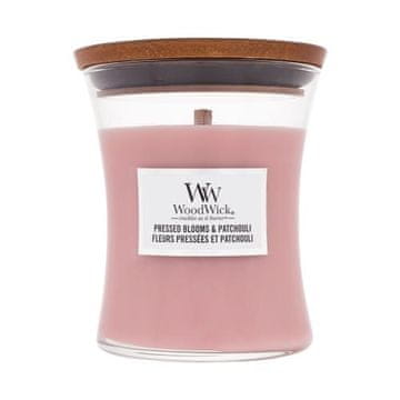 Woodwick Pressed Blooms & Patchouli dišeča svečka