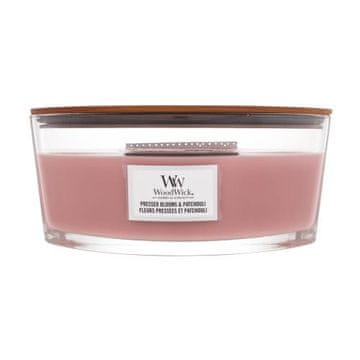 Woodwick Pressed Blooms & Patchouli dišeča svečka