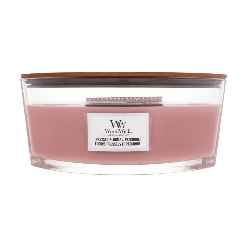 Woodwick Pressed Blooms & Patchouli dišeča svečka