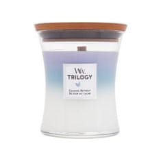 Woodwick Trilogy Calming Retreat 275 g dišeča svečka