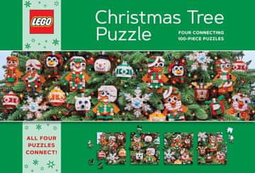 Chronicle Books KRONIKA KNJIGE Sestavljanka Božično Lego drevo 4x100 kosov