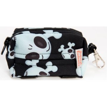 Žep z zadrgo žep z vrečko Skull black
