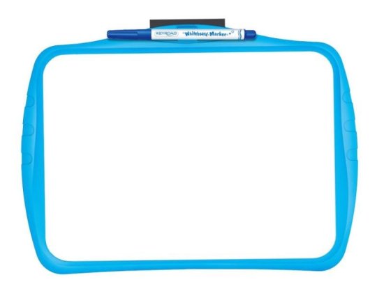 KEYROAD Obojestransko brisljiva tabla 22x29 cm - modra
