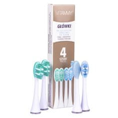 Vitammy PEARL + restavracije bele barve za zobno ščetko PEARL + in PLATINUM