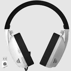 Canyon Ego GH-13 brezžične gaming slušalke, Bluetooth, bele (CND-SGHS13W)