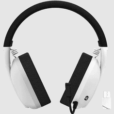 Canyon Ego GH-13 brezžične gaming slušalke, Bluetooth, bele (CND-SGHS13W)