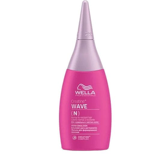 Wella Trajna ondulacija za naravne in neukrotljive lase Creatine+ Wave N (Emulzija za trajno ondulacijo) 75 ml