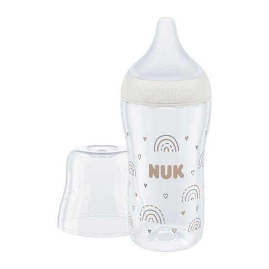 Nuk Steklena steklenička za dojenčke z nadzorom temperature Perfect Match 230 ml