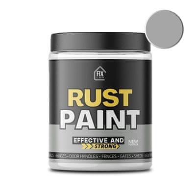 Smania Barva za rjo RustPaint - Siva | Premaz proti rji | Antikorozijska barva | Barva za kovino