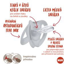 Nuk Star Peppa Pig Silikonski dudelec 6-18m. 2 kosa
