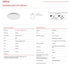Ideus LED panel 24W vgradno-nadgradni 3CCT 2980lm IP20 OLGA bel