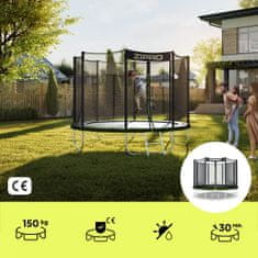 Zipro Trampolin s zaščitno mrežo Jump Pro 252 cm