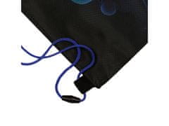 STARPAK Črno-modra torba za čevlje za telesna vzgoja, šolska torba na rami za igralca, krmilnik igre, gamepad 32x38 cm