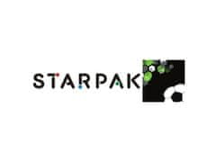 STARPAK Črno-zelena, predalčni torbica za svinčnik, šolska torbica, torbica, nogomet, za fanta 5x22x10cm