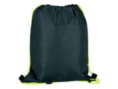 STARPAK Črna torba za čevlje za telesna vzgoja, Dinozaver šolska torba na rami za dečka 32x38 cm