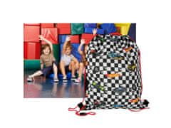 STARPAK Hot Wheels Deška torba za čevlje, za telesno vzgojo, šolska torba za na ramo v avtomobilih 32x38 cm