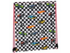 STARPAK Hot Wheels Deška torba za čevlje, za telesno vzgojo, šolska torba za na ramo v avtomobilih 32x38 cm