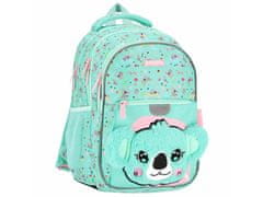 STARPAK Koala Turkizni nahrbtnik za šolarke z odsevniki, 1 predal + 2 žepa 40x29x20cm, 23 l