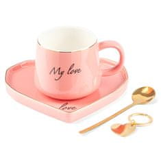 Luniks Darilni set My Love s skodelico in dodatki