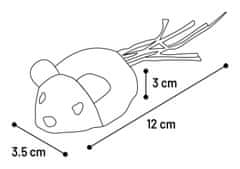 Flamingo Karo igrača za mačke Miška 12cm