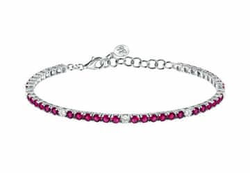 Morellato Teniška srebrna zapestnica s cirkoni Tesori SAIW230