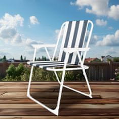 Linder Exclusiv Stol PO2600SB Temno modra s črtami