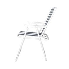 Linder Exclusiv Stol PO2600SB Temno modra s črtami