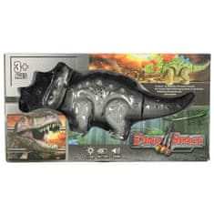 Ikonka Dinozaver Triceratops na baterije Interaktivna igrača hodi sveti rjove