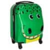 Ikonka Otroški potovalni kovček na kolesih krokodil