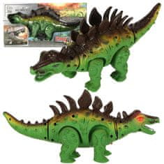 Ikonka Stegosaver dinozaver na baterije interaktivna igrača hodi sveti rjove