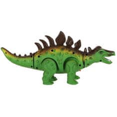 Ikonka Stegosaver dinozaver na baterije interaktivna igrača hodi sveti rjove