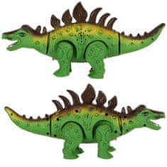 Ikonka Stegosaver dinozaver na baterije interaktivna igrača hodi sveti rjove
