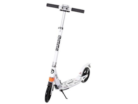 Ikonka AILO zložljiv mestni skiro 200mm kolesa sprednji zadnji blažilnik bel GIMME