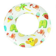 Ikonka BESTWAY 36014 Napihljiv obroč Flamingo 3-6 let 60 kg