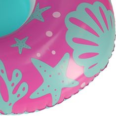 Ikonka BESTWAY 34091 Napihljiv ponton z roza streho