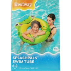 Ikonka BESTWAY 36351 Napihljiv plavalni obroč žaba 3-6 let 60 kg