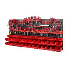 Kraft&Dele Stenski predalnik PVC 74 delni organizator orodja 170x78cm