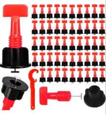 shumee CLIPS SISTEM ZA IZRAVNANJE PLOŠČIC + KLJUČ 50 kom