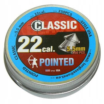 shumee CLASSIC PONTED 5,5 mm Shot SHARP 250 kos