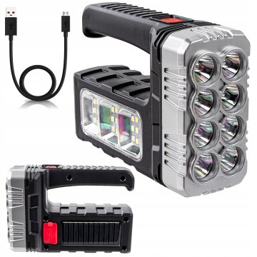 shumee Solarna LED svetilka XL Searchlight POWERBANK USB