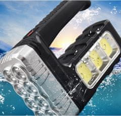 shumee Solarna LED svetilka Searchlight POWERBANK USB polnilna baterija