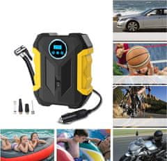 shumee AVTOKOMPRESOR 12V ČRPALKA KOMPRESOR LED LCD