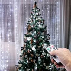 shumee Garland CURTAIN LED lučke za božično drevo viseči žleda okno žice polnilnik