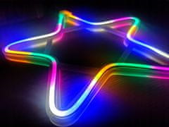 shumee NEON LED ZVEZDA 30 cm DVOSTRANSKO okno Lučke za božično drevo stalna lučka