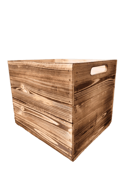 shumee Lesena škatla KALLAX za IKEA police, zoglenela