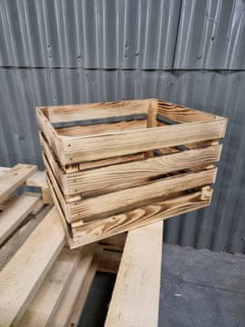 shumee Lesena škatla 50x40x30 ožgana PROIZVAJALEC