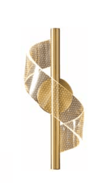 shumee Twist W - stenska svetilka, moderna LED stenska svetilka