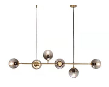 shumee Dexter - moderen 6 lučni namizni lestenec 120 cm