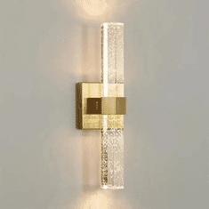 shumee Candice - Luksuzna stenska svetilka 400x100 mm, LED, zlata